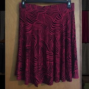 Red and Black Women’s Skirt